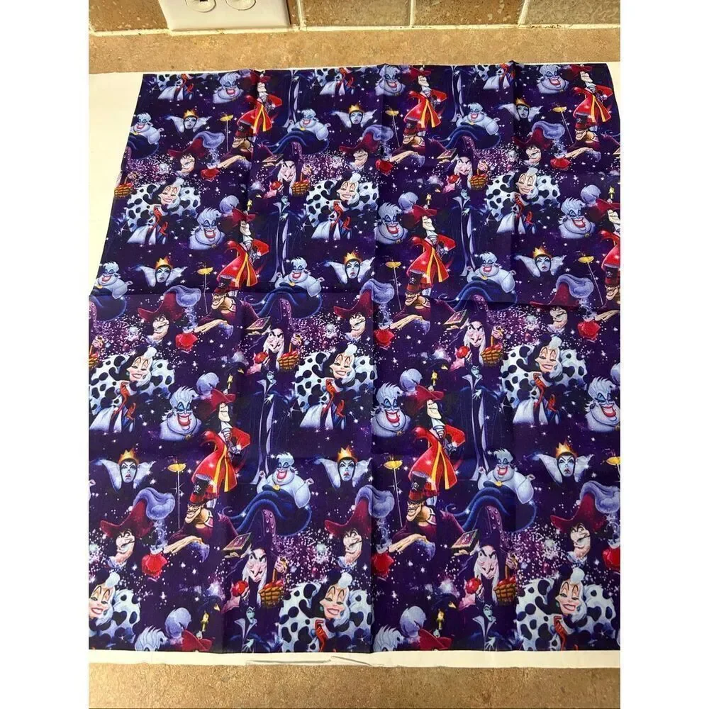 Disney Villains pre cut fabric for crafts
